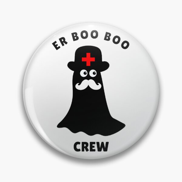 Item preview, er boo boo crew nurse ghost halloween designed and sold by Trucker10.