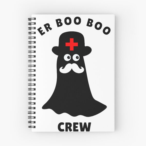 Item preview, er boo boo crew nurse ghost halloween designed and sold by Trucker10.