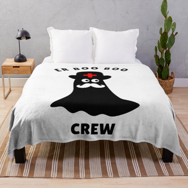 Item preview, er boo boo crew nurse ghost halloween designed and sold by Trucker10.