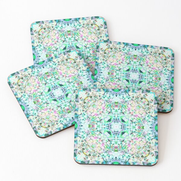 Item preview, Soft Baby Muted Green, Spring Blue and Summer Pink Maximalist Geometric Pattern designed and sold by PatternPerfect.