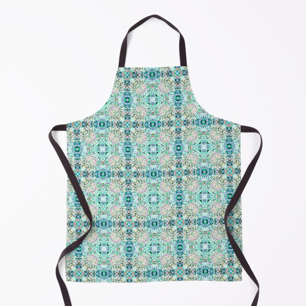 Item preview, Soft Baby Muted Green, Spring Blue and Summer Pink Maximalist Geometric Pattern designed and sold by PatternPerfect.