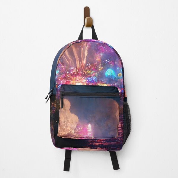 Item preview, An aquatic festival scene with beautiful colours and wild pyrotechnic fireworks and smoke designed and sold by DistilledFuture.