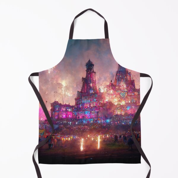 Item preview, Boomtown Surreal Festival Stages of Pyrotechnic Neon Joy designed and sold by DistilledFuture.