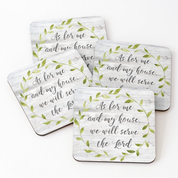 Item preview, As for me and my house designed and sold by birchandbark.