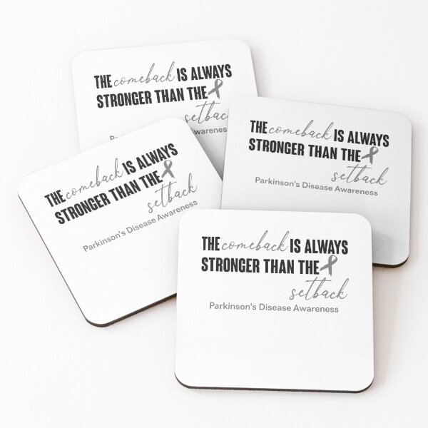 Item preview, Parkinson's Disease Awareness - The Comeback is Always Stronger Than The Setback designed and sold by Robbsyn.