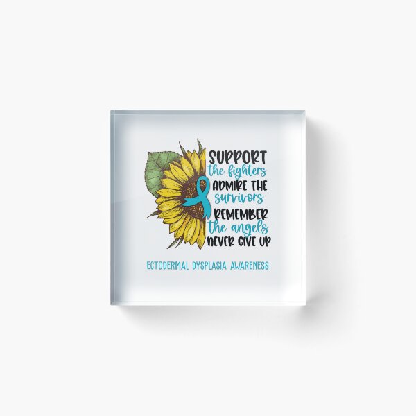 Item preview, Ectodermal Dysplasia Awareness - Support the Fighters Admire the Survivors Remember the Angels Never Give Up designed and sold by whlrcheryl.
