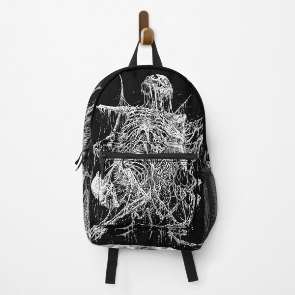Item preview, Death Skeleton Monstrosity Skulls and Spiders black & white designed and sold by DRK7DSGN.