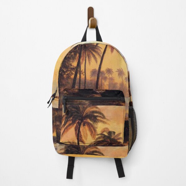 Item preview, Bierstadt Albert tropical Landscape with Fishing Boats in Bay.  Breathtaking landscape oil painting fine art.   designed and sold by naturematters.