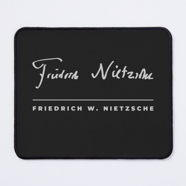 Item preview, Friedrich Nietzsche signature t-shirt designed and sold by CMYKStudio.
