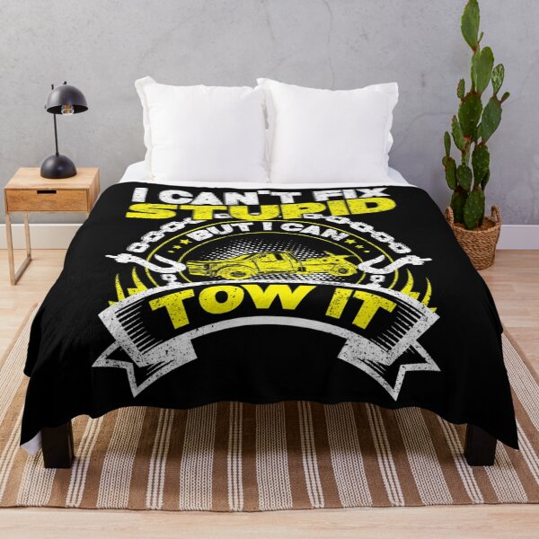 Item preview, Tow Truck Driver Wrecker I Can't Fix Stupid But I Can Tow It designed and sold by unhappyshout692.