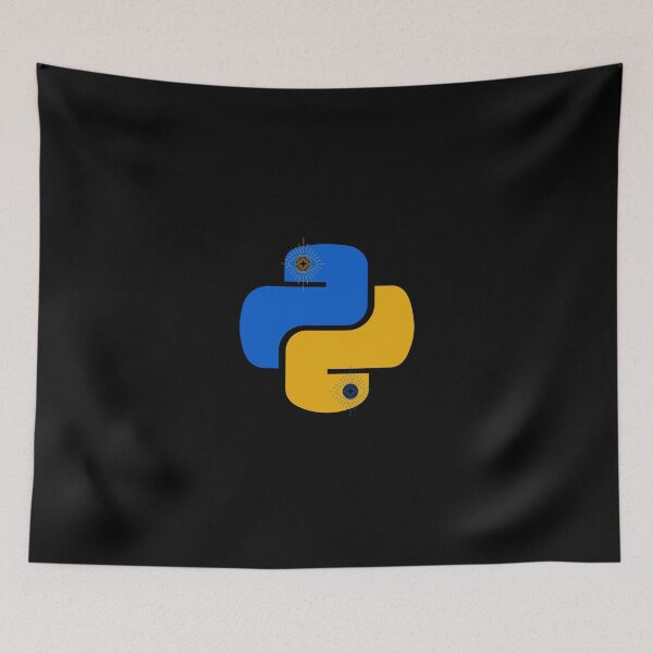 Item preview, Copy of Copy of PYTHON AWESOME LOGO with snake eyes  designed and sold by TheUboss.