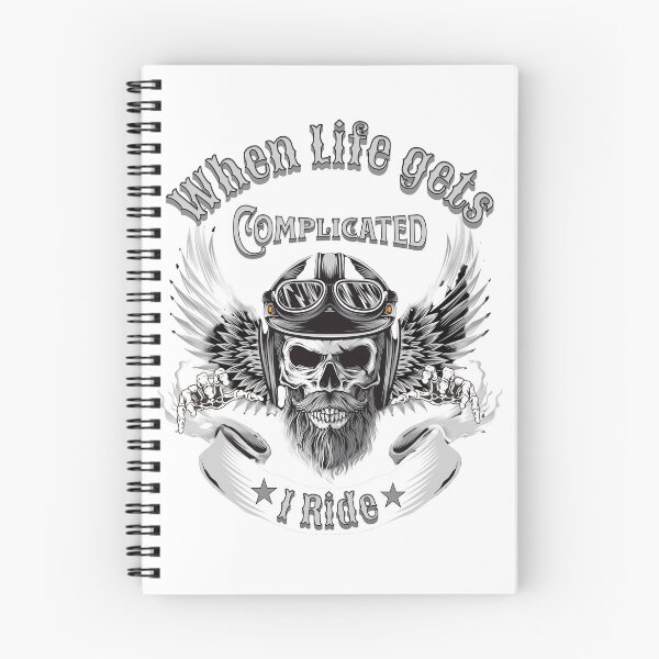 Item preview, When Life Gets Complicated, I Ride designed and sold by agelessfitfreak.