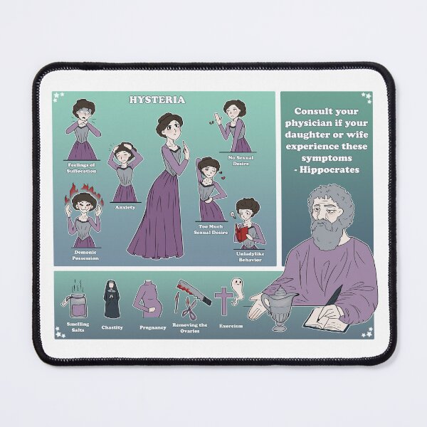 Item preview, Satirical Hysteria Medical Poster designed and sold by AuriSweet.