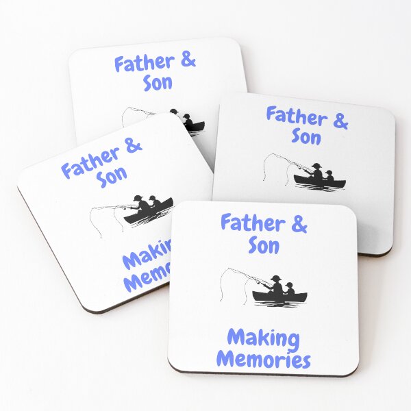 Item preview, Father and Son Fishing Making Memories Together designed and sold by OutdoorsZee1.