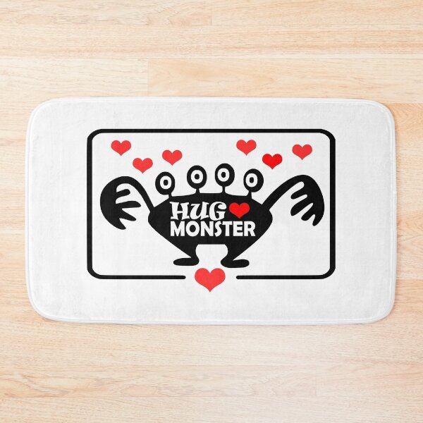 Item preview, Hug Monster / Monster Hug / Free Hugs (Red Heart Version) designed and sold by NameThatShirt.