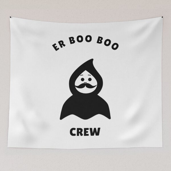 Item preview, er boo boo crew nurse ghost halloween designed and sold by Trucker10.
