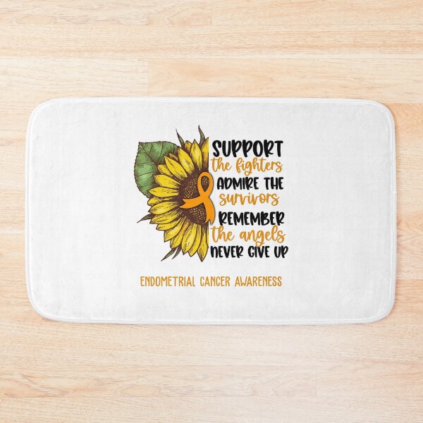 Item preview, Endometrial Cancer Awareness - Support the Fighters Admire the Survivors Remember the Angels Never Give Up designed and sold by whlrcheryl.