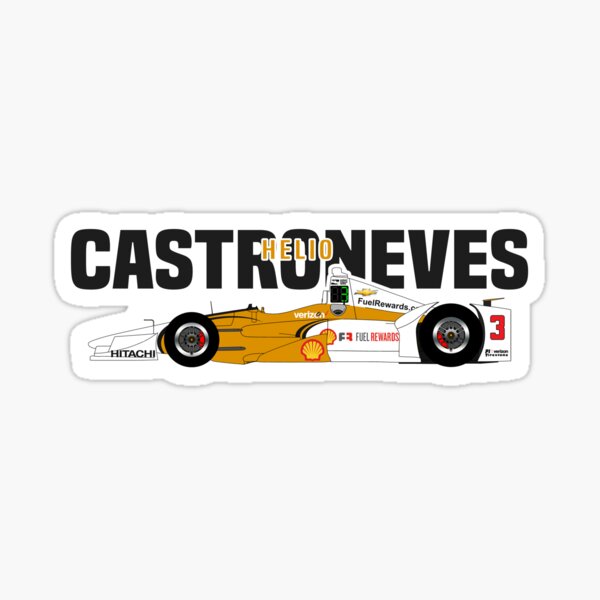 Helio Castroneves (2017 Indy) Sticker
