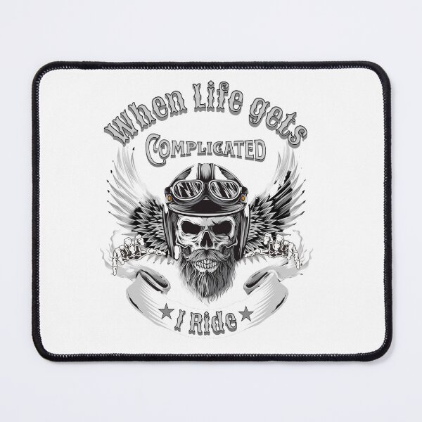 Item preview, When Life Gets Complicated, I Ride designed and sold by agelessfitfreak.