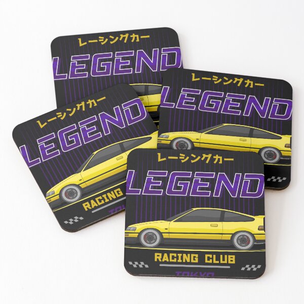 Item preview, Midnight Racer Yellow CR X JDM designed and sold by goldentuners.