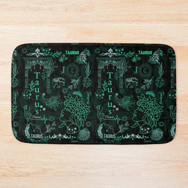 Item preview, Taurus Green Black Zodiac Horoscope Design designed and sold by NihaCollection.