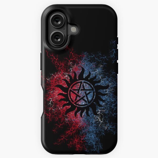 Item preview, Supernatural Sigil Red Blue Background designed and sold by Wulfs-Shop.