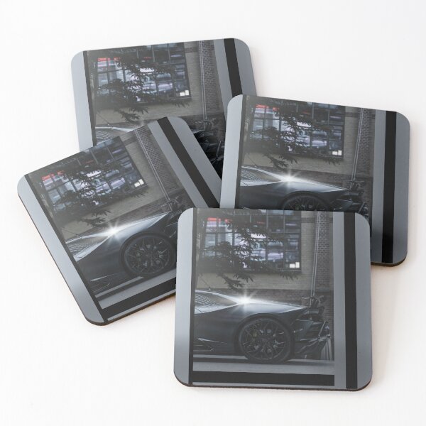 Item preview, Poster Of Lamborghini Aventador In Black And Grey Theme!! designed and sold by MTB  ElitE.