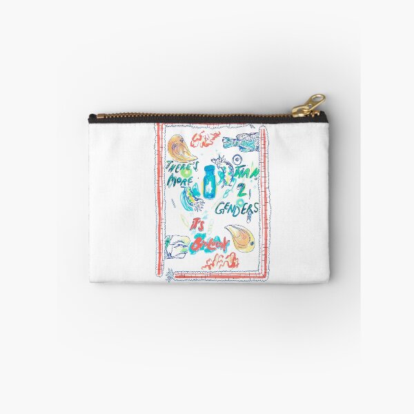 Item preview, "There's More Than 2 Genders, It's Biology" ocean creature print  designed and sold by aanwirth-yap.