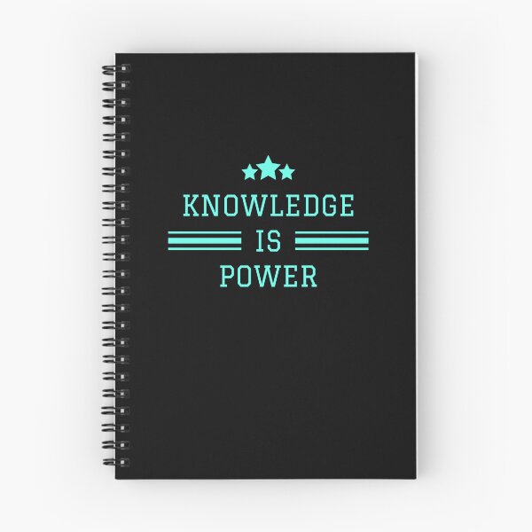 Item preview, Knowledge Is Power funny motivational quotes designed and sold by kubix81.