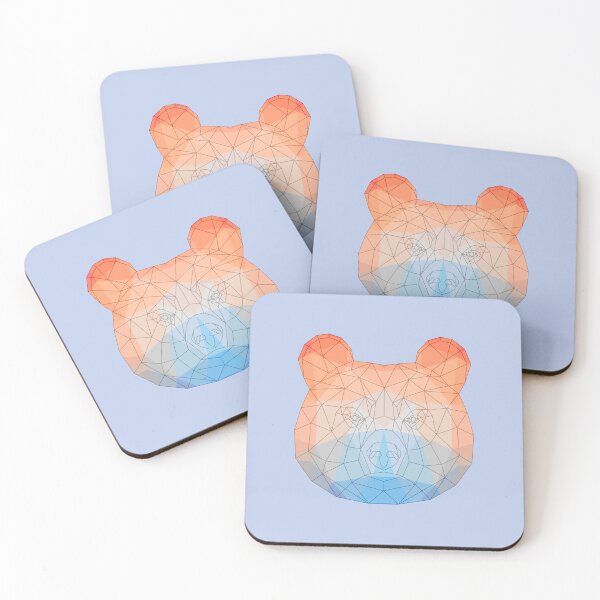 Item preview, Brown Bear Geometric Triangle Polygon designed and sold by franktact.