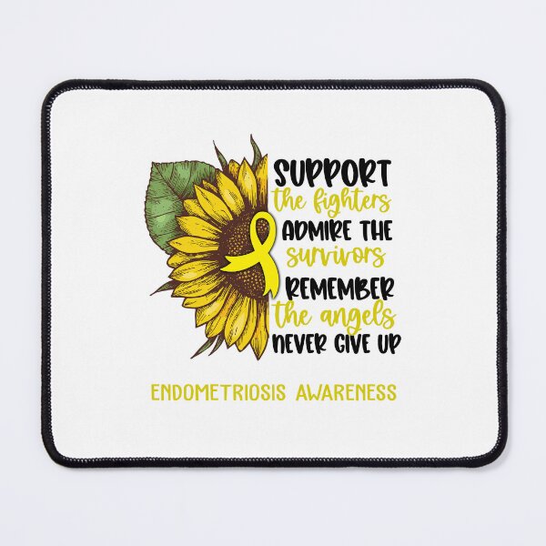 Item preview, Endometriosis Awareness - Support the Fighters Admire the Survivors Remember the Angels Never Give Up designed and sold by whlrcheryl.