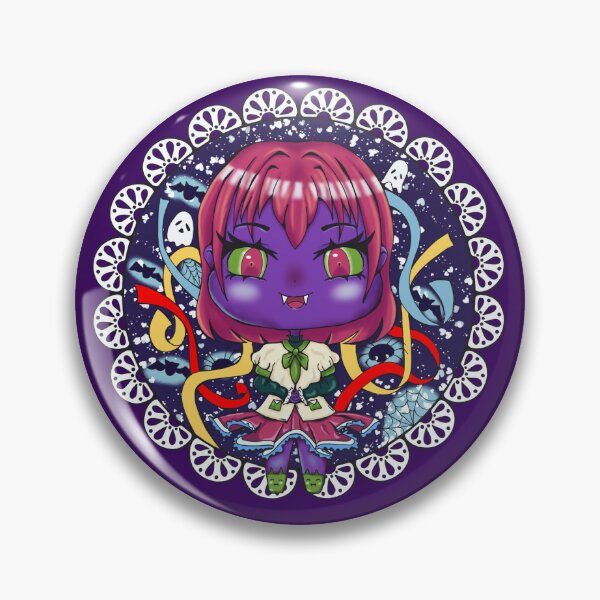 Item preview, Kawaii Violet Halloween Chibi Girl Bat Girl designed and sold by Missing In Art.