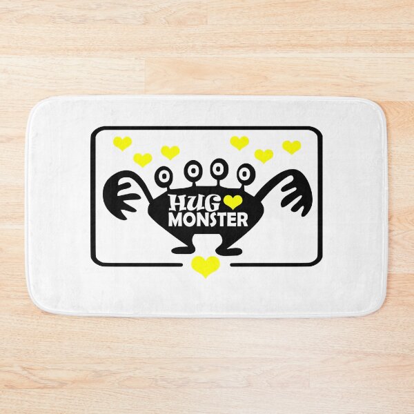 Item preview, Hug Monster / Monster Hug / Free Hugs (Yellow Heart Version) designed and sold by NameThatShirt.