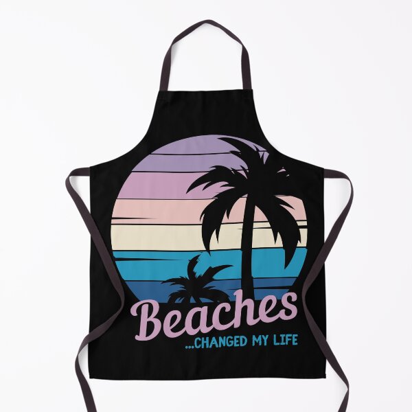 Item preview, Beaches Changed My Life - Vacation Time, Vintage Tropical Sunset, Follow The Sun, Beach You To It designed and sold by Sun Sand & Sea Art.