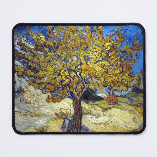 Artikelvorschau,  Der Maulbeerbaum. Schöner gelber Maulbeerbaum und blauer Himmel entworfen und verkauft von naturematters.