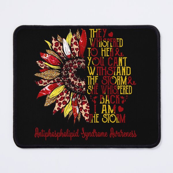 Item preview, I Am The Storm Sunflower Leopard Antiphospholipid Syndrome Awareness designed and sold by rechardtee.