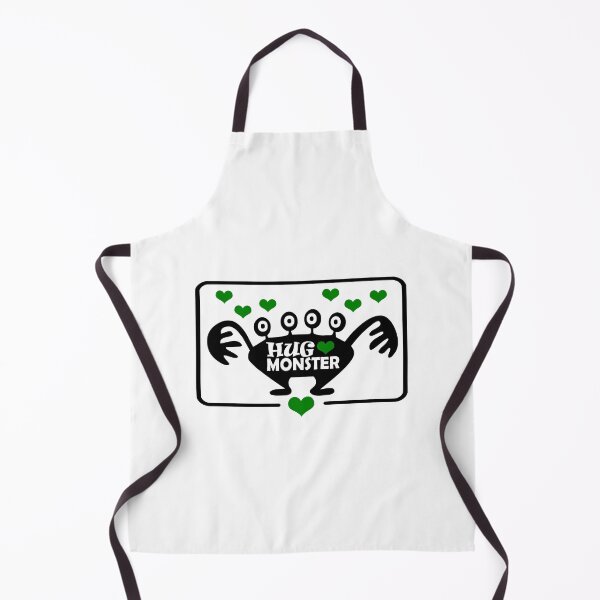Item preview, Hug Monster / Monster Hug / Free Hugs (Green Heart Version) designed and sold by NameThatShirt.