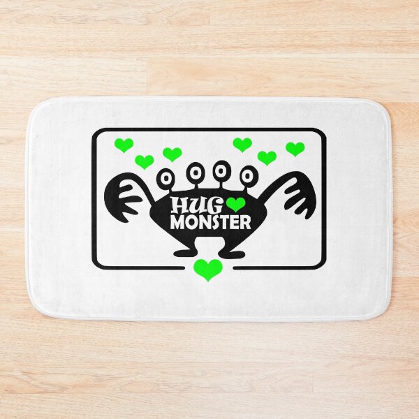 Item preview, Hug Monster / Monster Hug / Free Hugs (Lime Heart Version) designed and sold by NameThatShirt.