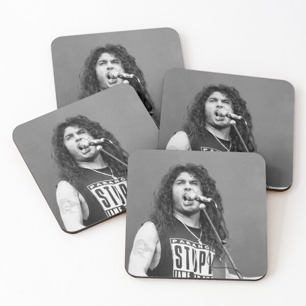 Item preview, Tom Araya - Slayer - BW Photograph designed and sold by ConcertImages.