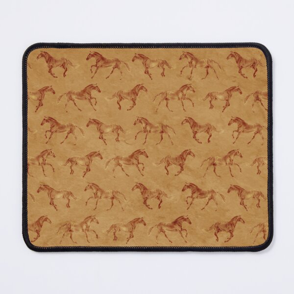 Item preview, Galloping horse 1 to 4 - pattern on maroon marbling background designed and sold by SylvieG18.