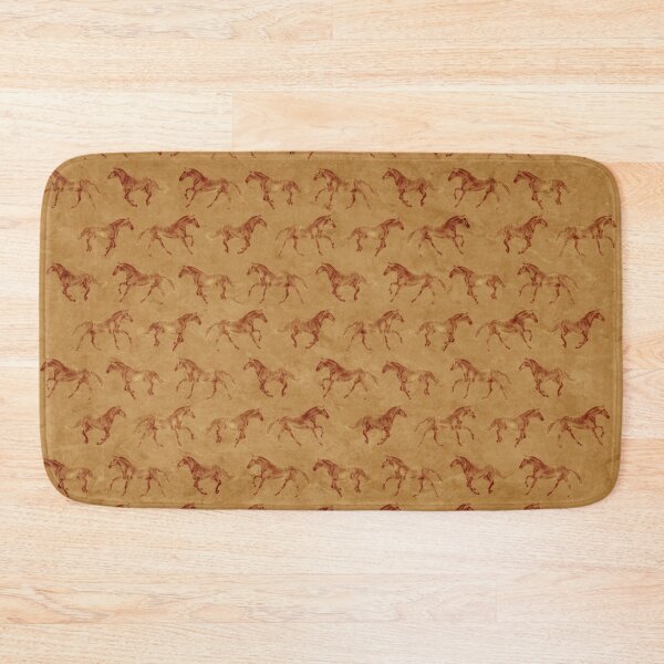 Item preview, Galloping horse 1 to 4 - pattern on maroon marbling background designed and sold by SylvieG18.