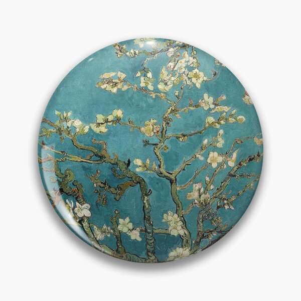 Item preview, Blossoming Almond Tree, famous post  impressionism fine art oil painting by Vincent van Gogh.  designed and sold by naturematters.