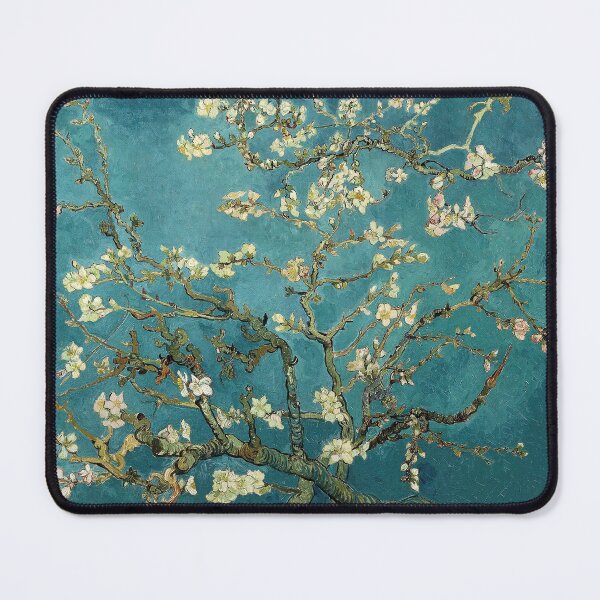 Item preview, Blossoming Almond Tree, famous post  impressionism fine art oil painting by Vincent van Gogh.  designed and sold by naturematters.