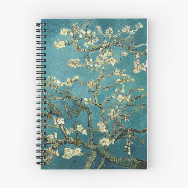 Item preview, Blossoming Almond Tree, famous post  impressionism fine art oil painting by Vincent van Gogh.  designed and sold by naturematters.
