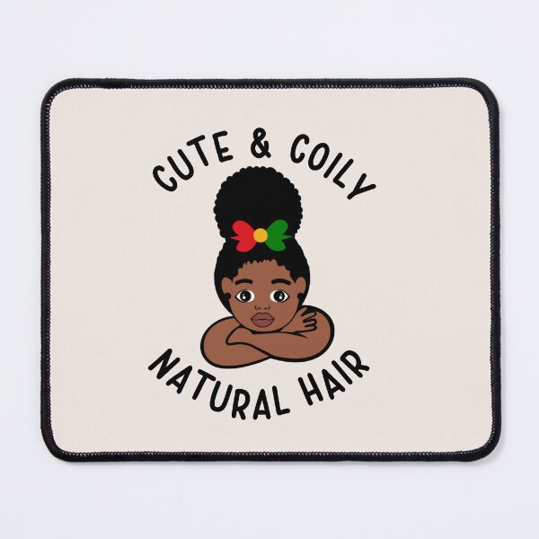 Item preview, Cute & Coily Afro Puff - Natural Hair Rocks designed and sold by ShopWithLeslie.