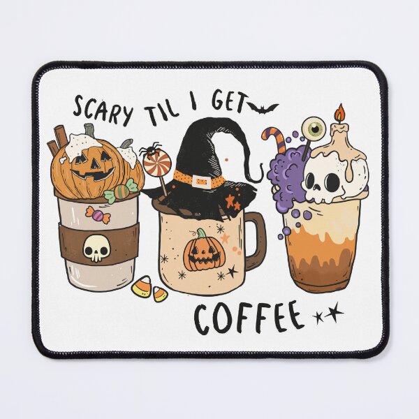 Item preview, Scary Til I Get Coffee designed and sold by BraveNewDesigns.