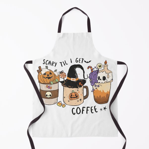 Item preview, Scary Til I Get Coffee designed and sold by BraveNewDesigns.