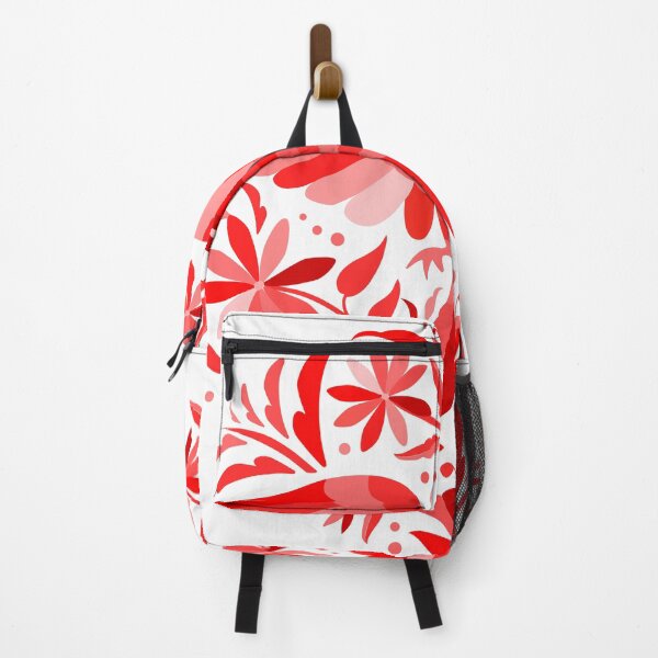 Item preview, Flying Bird - Mexican Otomí Stamp Design in Red Shades by Akbaly designed and sold by Akbaly.