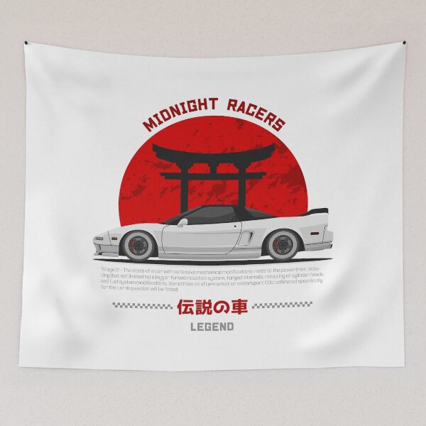 Item preview, Midnight Racer White NS X JDM designed and sold by goldentuners.