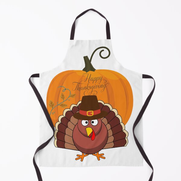 Item preview, Happy Thanksgiving Funny Turkey and Pumpkin designed and sold by silviaol.